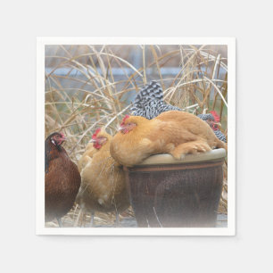 Servilleta De Papel Hen Fiesta Paper Napkin