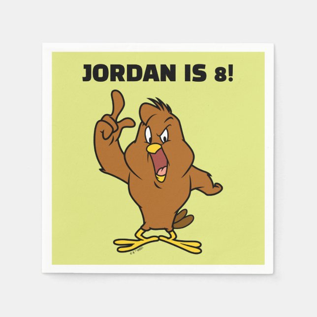 Servilleta De Papel Henery Hawk Yelling (Anverso)