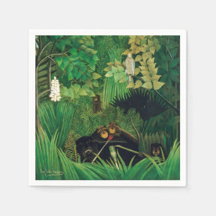 Servilleta De Papel Henri Rousseau - Los alegres bromistas