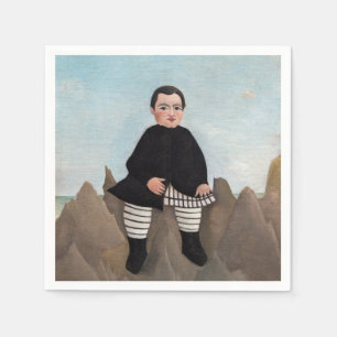 Servilleta De Papel Henri Rousseau - Niño en las rocas