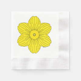 Servilleta De Papel Heraldic Daffodil