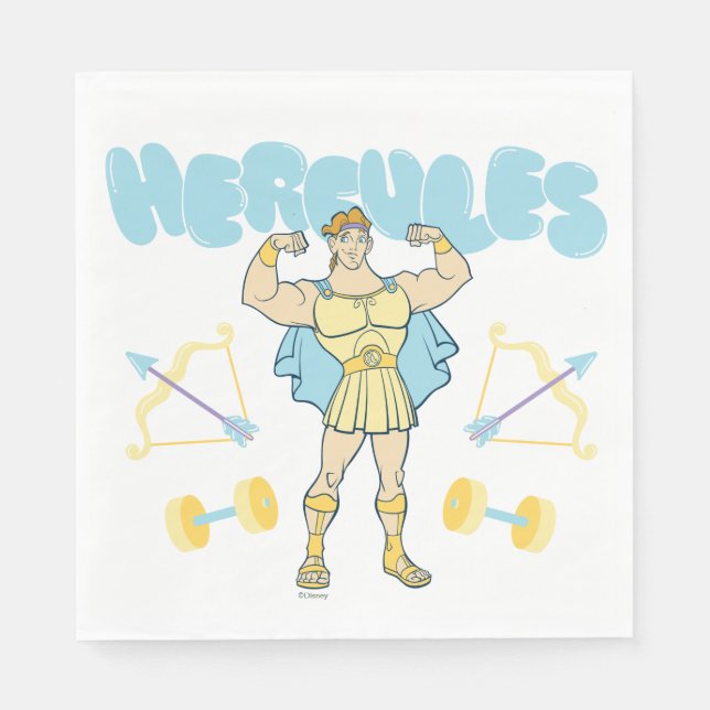 Servilleta De Papel Hercules Arrows and Dumbbells Flex Napkins (Anverso)