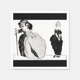 Servilleta De Papel Hermanastras y servilletas de papel de Cenicienta 