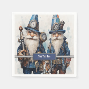 Servilleta De Papel Hermanos Gemelos Socios Steampunk