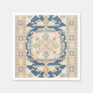 Servilleta De Papel Hermosa Alfombra Kilim Antigua Oriental