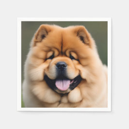 Servilleta De Papel Hermosa Chow Chow