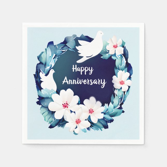 Servilleta De Papel Hermosa cortina blanca (Anverso)