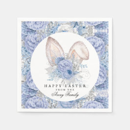 Servilleta De Papel Hermosa Floral Personalizada Watercolor Pascua