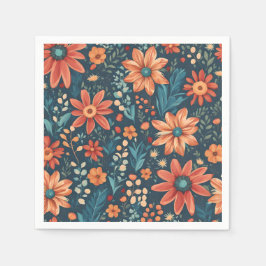 Servilleta De Papel Hermosa Inspiración Floral