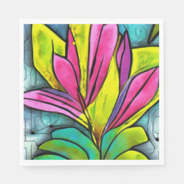 Servilleta De Papel Hermosa planta