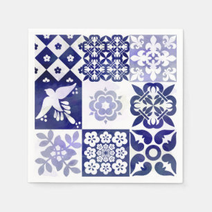 Servilleta De Papel Hermoso Azulejos Napkin