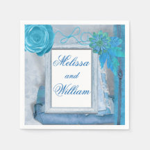 Hermoso Boda Rústico Azul