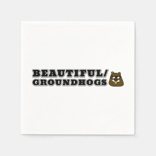 Servilleta De Papel Hermoso/Groundhogs