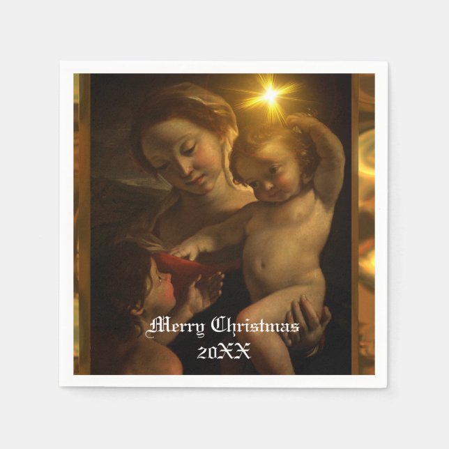 Servilleta De Papel Hermoso Jesús (Anverso)