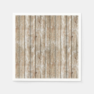 Servilleta De Papel Hermoso País Shabby Chic Rustic Wood