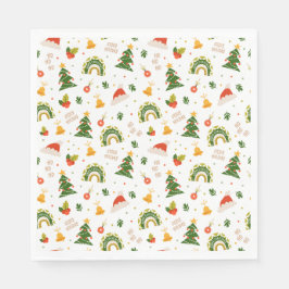 Servilleta De Papel Hermoso patrón de Navidades