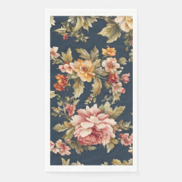 Servilleta De Papel Hermoso patrón floral italiano