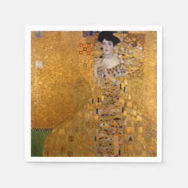 Servilleta De Papel Hermoso retrato de una dama por Gustav Klimt, Deco