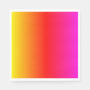 Servilleta De Papel Hermosos colores arcoiris -