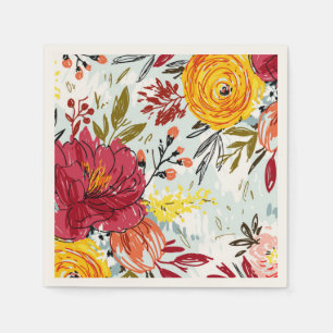 Servilleta De Papel Hermosos Rosas