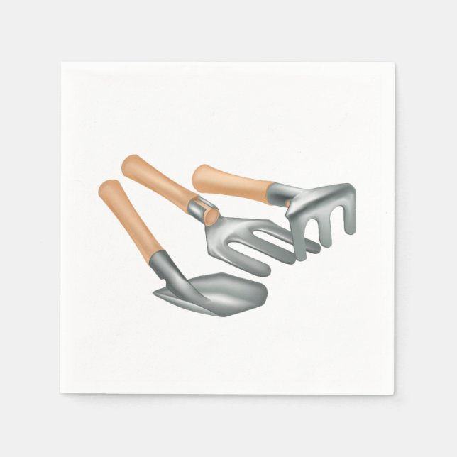 Servilleta De Papel Herramientas de jardinería Láminas de papel (Anverso)