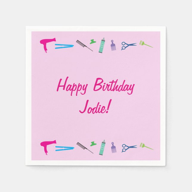 Servilleta De Papel Herramientas de peinado 2 (Anverso)