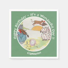 Servilleta De Papel Hey Diddle Diddle Birthday Party Collection