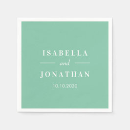 Servilleta De Papel Hibiscus tropical | Personalizado del boda de caci