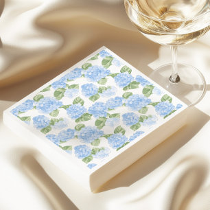 Servilleta De Papel Hidrangea acuarela
