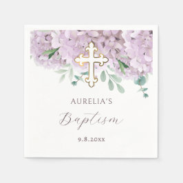 Servilleta De Papel Hidrangea Baptismo de Rubor