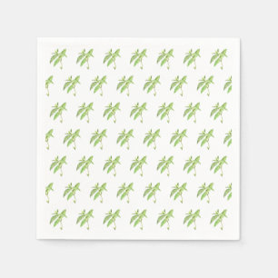 Servilleta De Papel Hierba de menta plantas botánicas jardinería verde