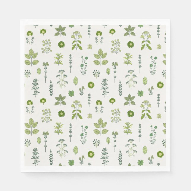 Servilleta De Papel Hierbas frescas (Anverso)