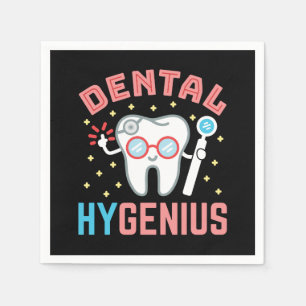 Servilleta De Papel Higenius Dental Funny Hygienist RDH