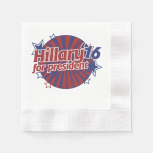 Servilleta De Papel Hillary Clinton 2016