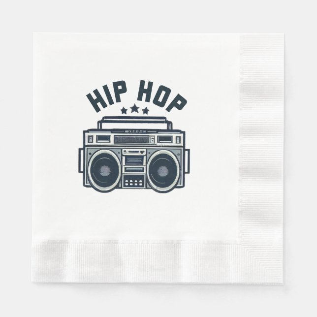Servilleta De Papel Hip hop (Anverso)
