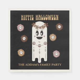 Servilleta De Papel Hippie Halloween Cute Ghost