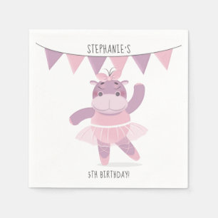 Servilleta De Papel Hippo Ballerina Napkins