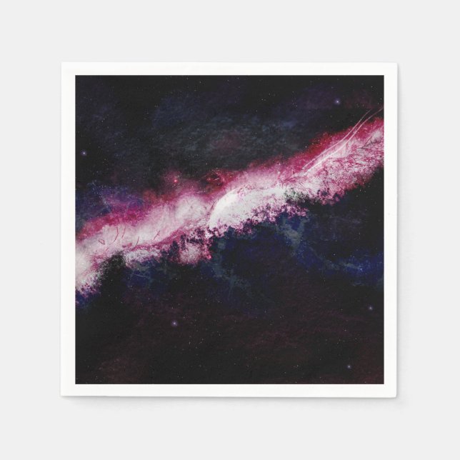 Servilleta De Papel Hipster Galaxia Universo (Anverso)