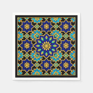 Servilleta De Papel Historia del estilo otomano Diseño Azul