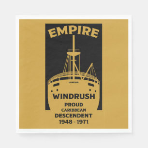 Servilleta De Papel Historia negra de generación Windrush