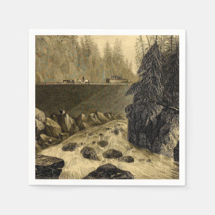 Servilleta De Papel Histórico Canal Erie Bicentenario