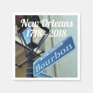 Servilleta De Papel Histórico Tricentenario de Nueva Orleans