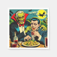 Historietas de vampiros de horror vintage