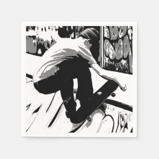 Servilleta De Papel Hitting the Ramp - Skateboarder