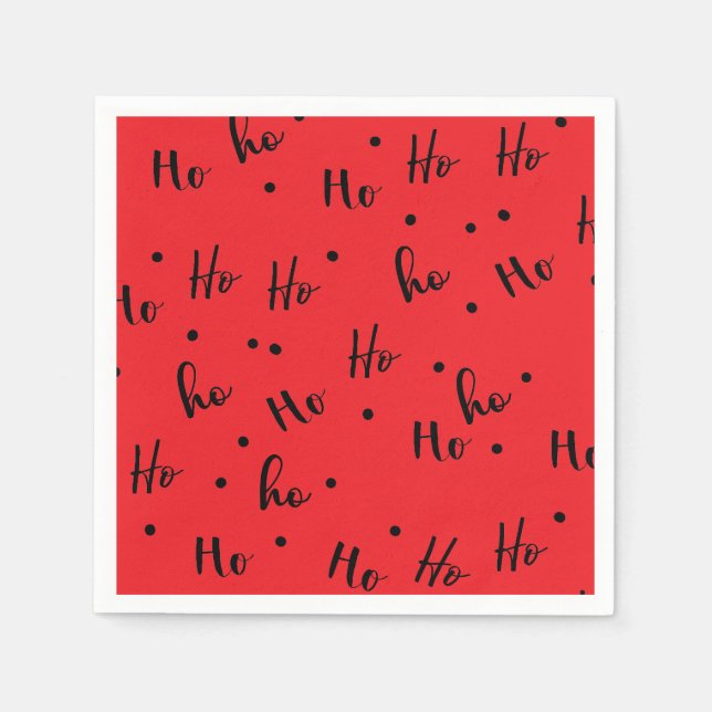 Servilleta De Papel Ho ho ho (Anverso)