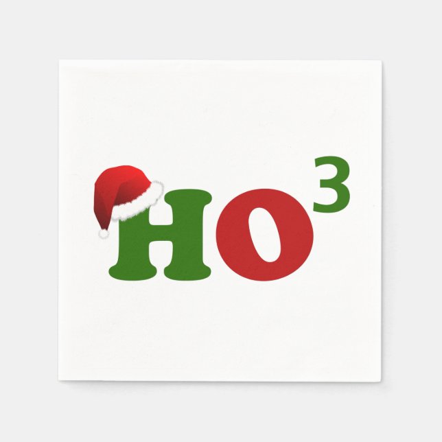 Servilleta De Papel Ho Ho Ho Ho Ho 3 (Anverso)