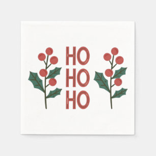 Servilleta De Papel "Ho Ho Ho Ho Ho: ¡Difundiendo Jolly Vibes toda la