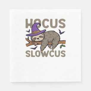 Servilleta De Papel Hocus Slowcus Funny Halloween Sloth Classic T-Shir