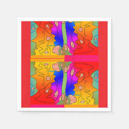 Servilleta De Papel Hodge Podge Fiesta Papel Napkin