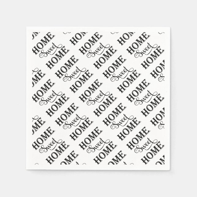 Servilleta De Papel Hogar dulce hogar (Anverso)